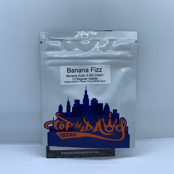 Lot 1023 Top Dawg Seeds Banana Fizz (Banana Kush x BG Chem) {REG} [10+pk]