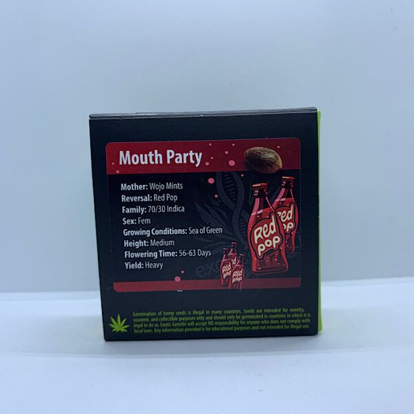 Lot 1025 Exotic Genetix Mouth Party (Wojo Mints X Red Pop) {FEM} [6pk]