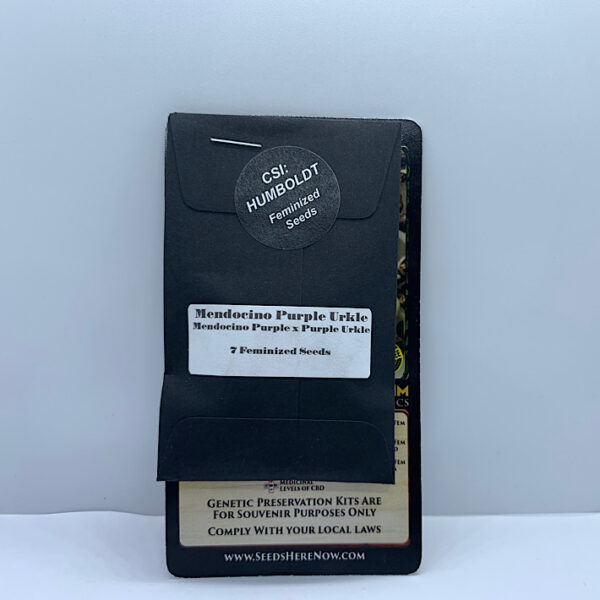 Lot 1122 CSI: Humboldt Mendocino Purple Urkle (Mendocino Purple x  Purple Urkle) {FEM} [7pk]