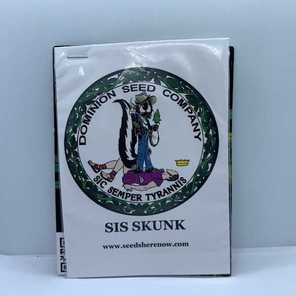 Lot 1136 Dominion Seed Co. SIS Skunk (Chemdog Sister X “Skelly Hashplant X SSSC Skunk 1”) {REG} [13pk]