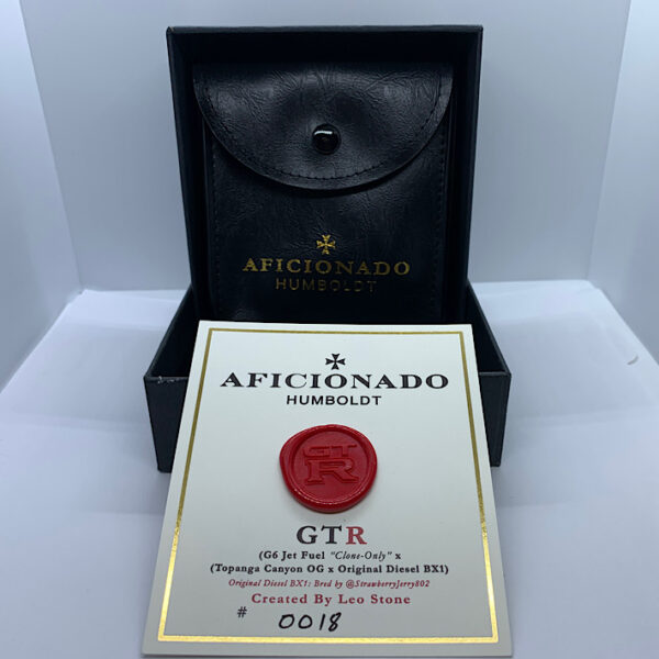 Lot 1153 Aficionado Humboldt GTR – #0018 (G6 Jet Fuel x Topanga Canyon x Original Diesel BX1) {REG} [10+pk]