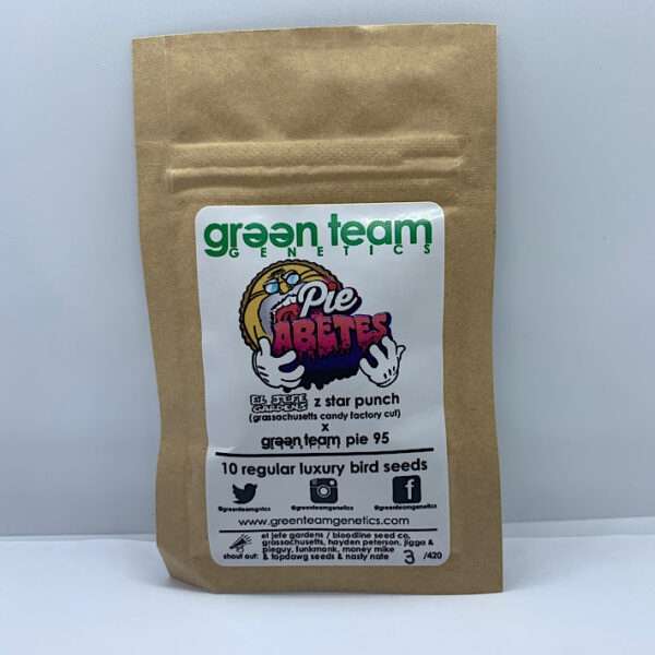 Lot 1206 Green Team Genetics  Pie Abetes (Z Star Punch x Pie 95 ) {REG} [10pk]