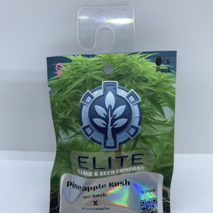 5for5 Elite Clone Seed Company - Pineapple Kush {FEM} [5pk]