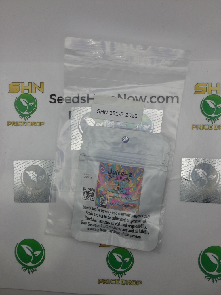 Juice-Z – Raw Genetics Cannabis Seed Collection – Regular – 12