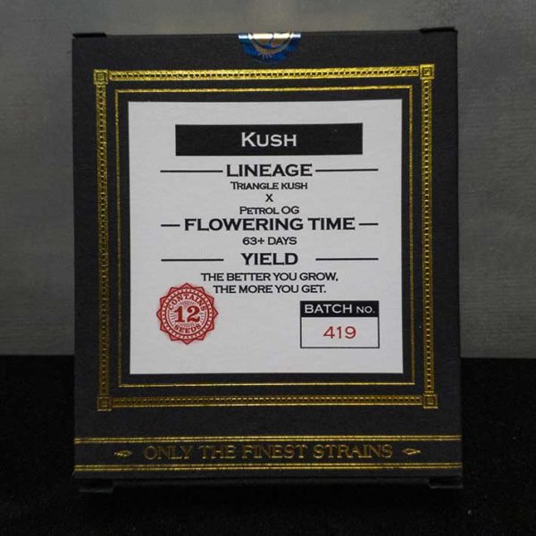 Lot #85  Swamp Boys Kush (Triangle Kush X Petrol OG) [REG] [12pk]