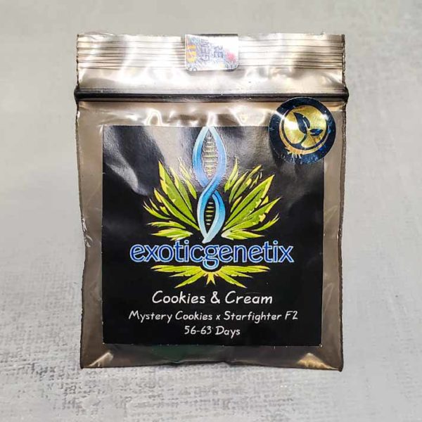 Lot #133 Exotic Cookies & Cream (Mystery Cookies x Starfighter F2) [Reg] [10pk]