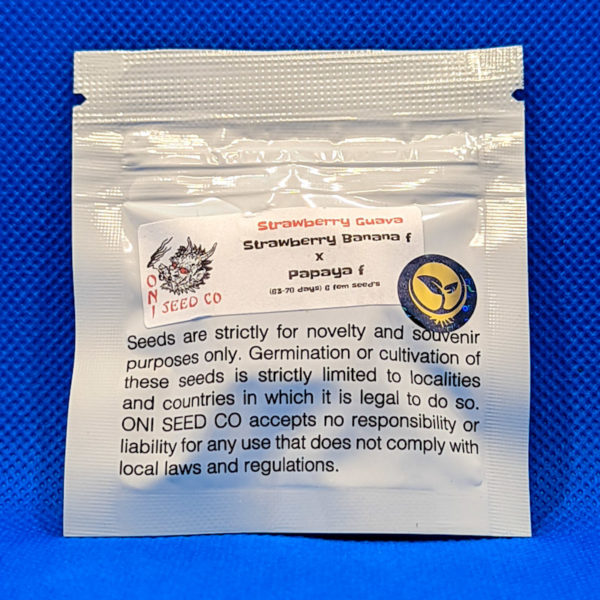 Lot #306 Oni Strawberry Guava (Strawberry Banana x Papaya) [Fem] [6pk]