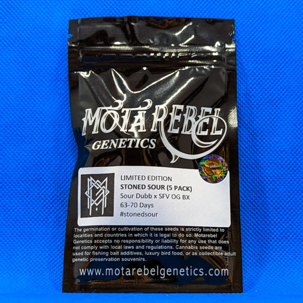 Lot #329 Mota Rebel Stoned Sour (Sour Dubb x SFV OG BX) [5pk]