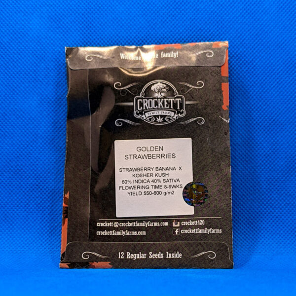 Lot #460 Crockett Golden Strawberries (Strawberry Banana X Kosher Kush) [Reg] [12pk]
