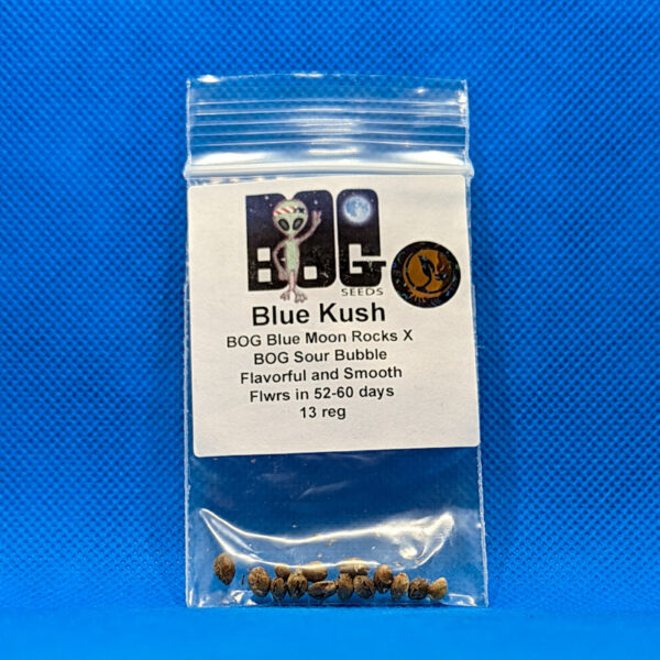 Lot #519 BOG Blue Kush (Blue Moon Rocks X Sour Bubble) [Reg] [13pk]