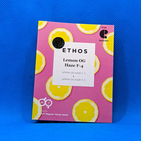 Lot #528 Ethos Lemon OG Haze F4 (Lemon OG Haze F-3 x Lemon OG Haze F-3) [Reg] [10pk]